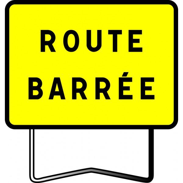 Panneau type kc1 route barree