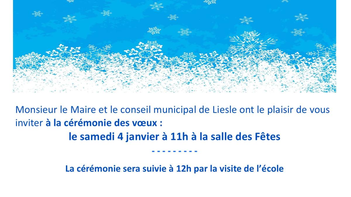 Voeux du maire 2021